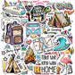 Set di 250 Stickers Viaggio Kawaii – Per Diari e Scrapbooking